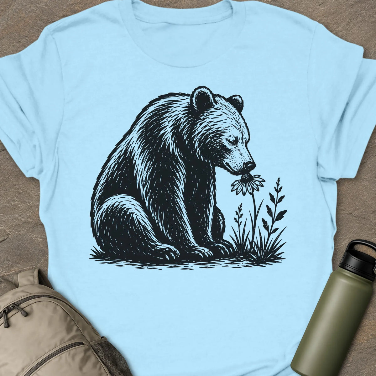 Bear & Flower T-shirt