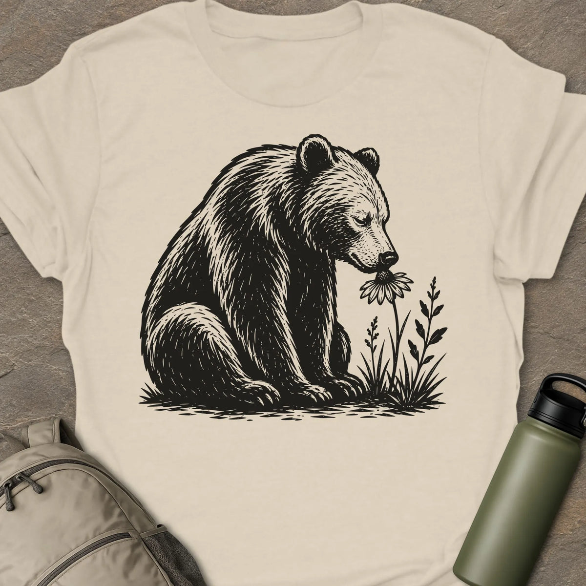 Bear & Flower T-shirt