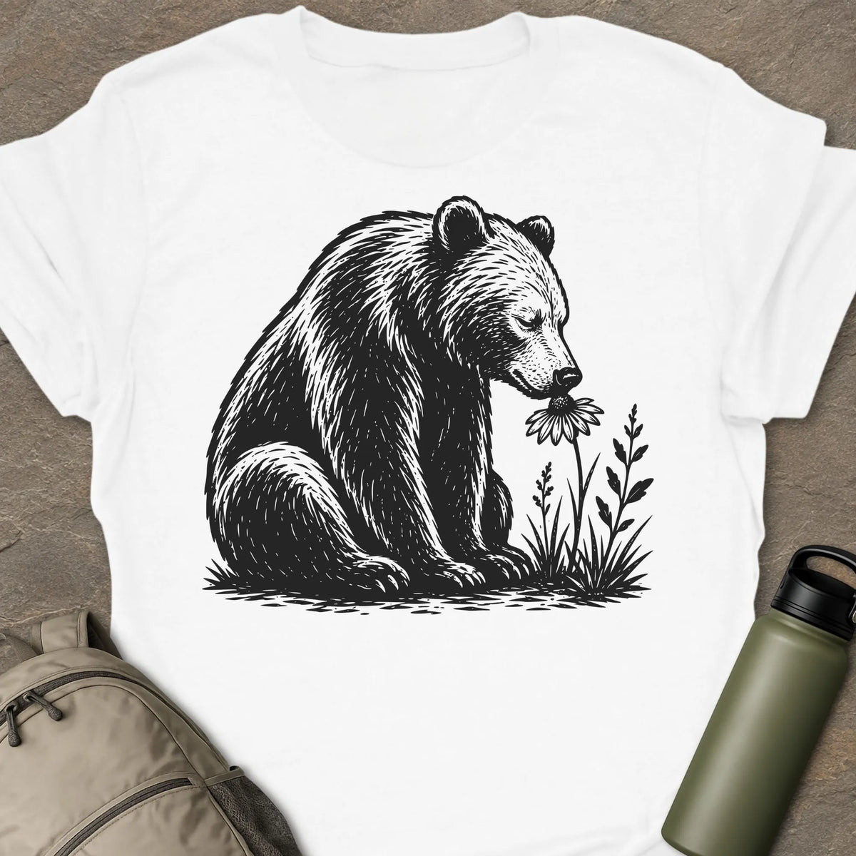 Bear & Flower T-shirt