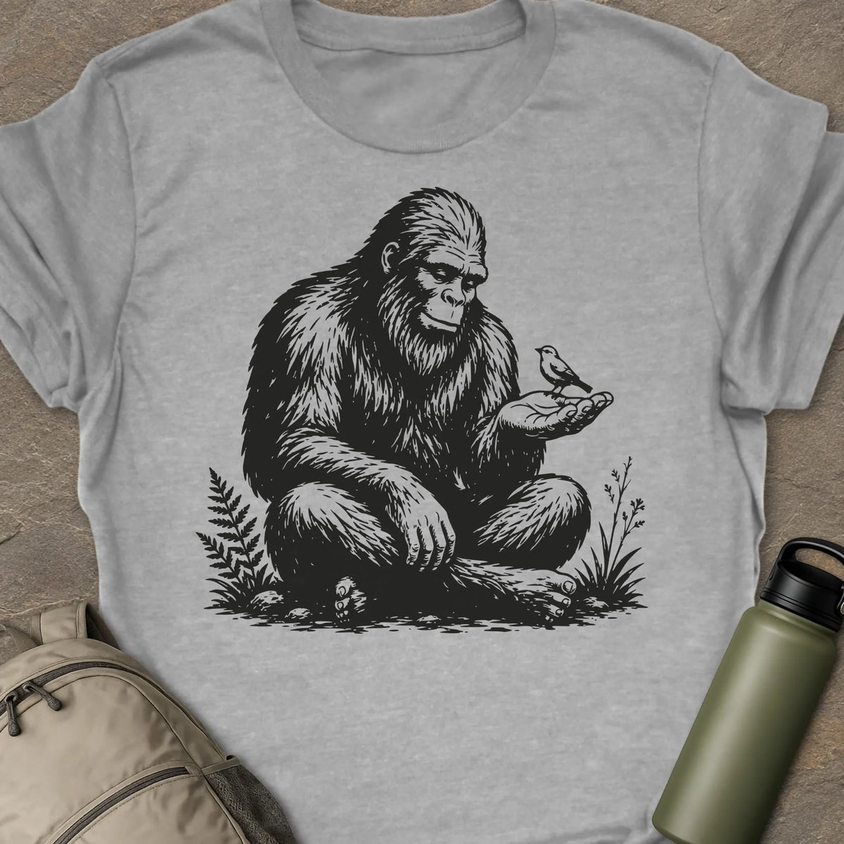 Bigfoot & Bird T-shirt