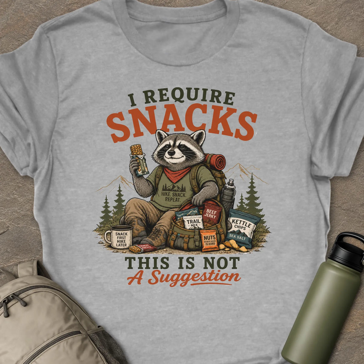 Require Snacks T-shirt