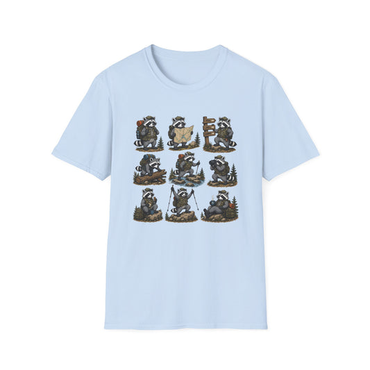 Raccoon Hiking T-shirt