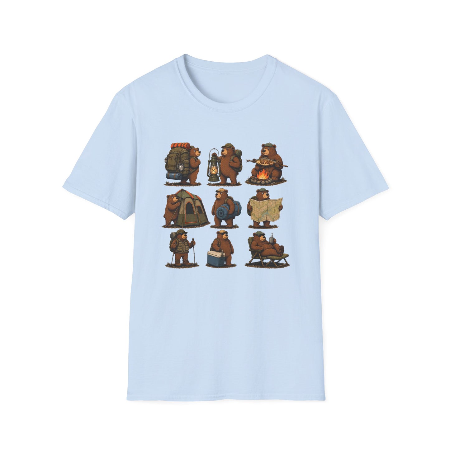 Bear Camping T-shirt