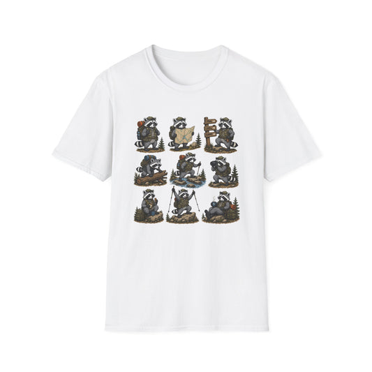 Raccoon Hiking T-shirt