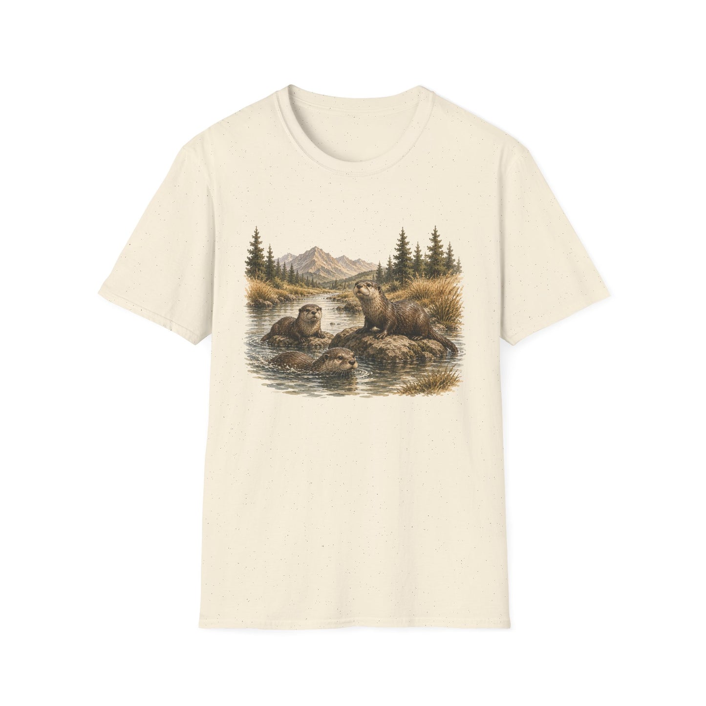 Otter in River T-shirt