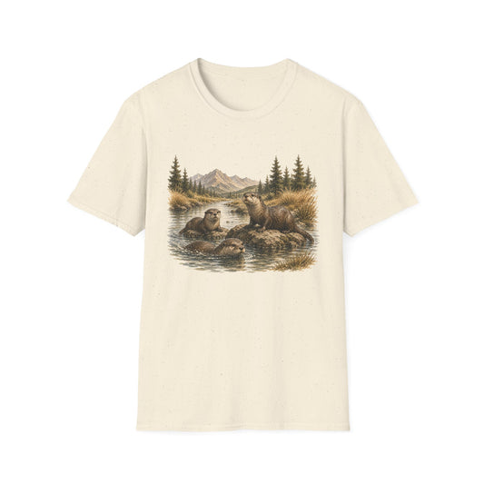 Otter in River T-shirt