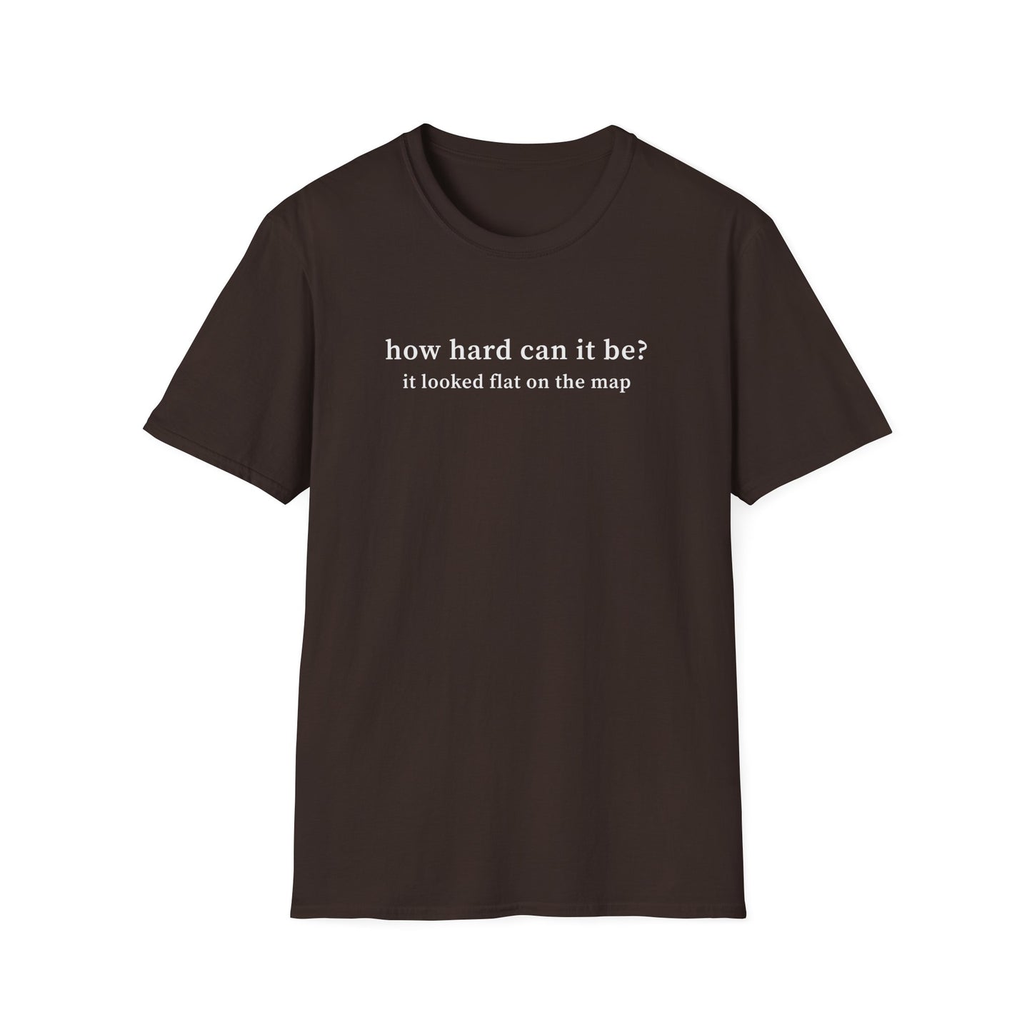 Flat On Map T-shirt