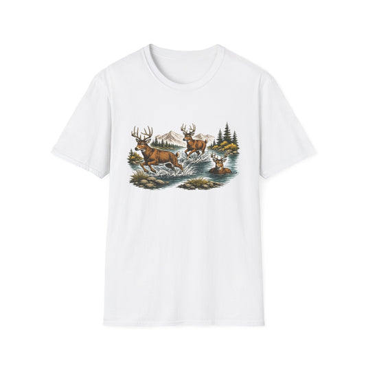 Deer in River T-shirt