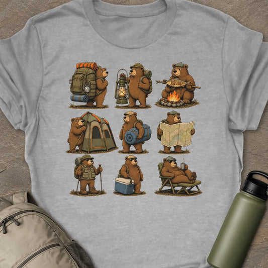 Bear Camping T-shirt