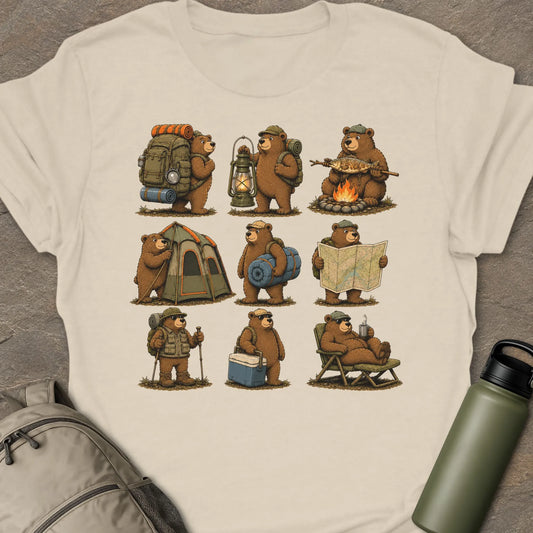 Bear Camping T-shirt