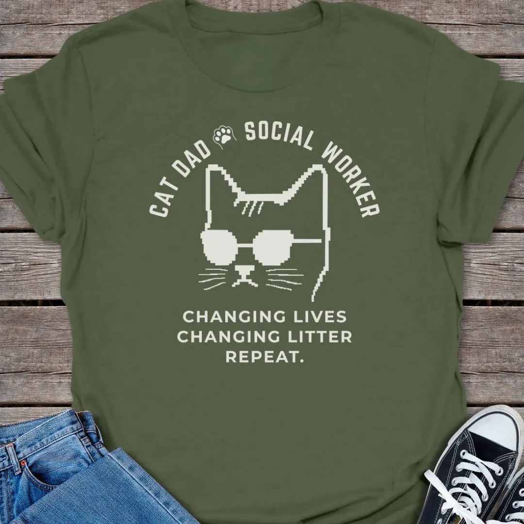 Cat Dad T-shirt